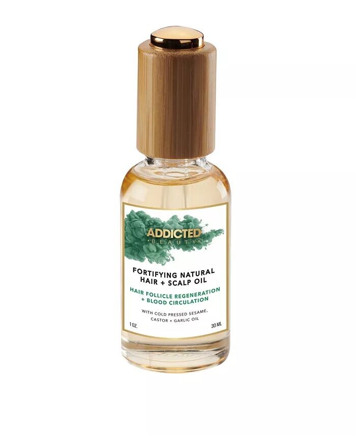 

Укрепление натуральных волос и масло для кожи головы Addicted Beauty