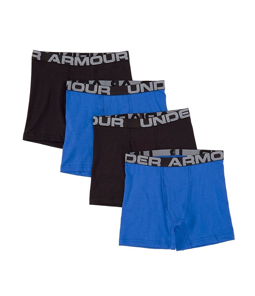 

Комплект боксеров Under Armour Little/Big Boys 4–20, 4 шт., синий