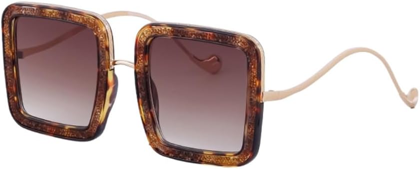 

Крупные солнцезащитные очки с кристаллами для женщин, солнцезащитные очки с бриллиантами, защита от УФ-излучения UV400, солнцезащитные очки со стразами generic, C4 Leopard Brown