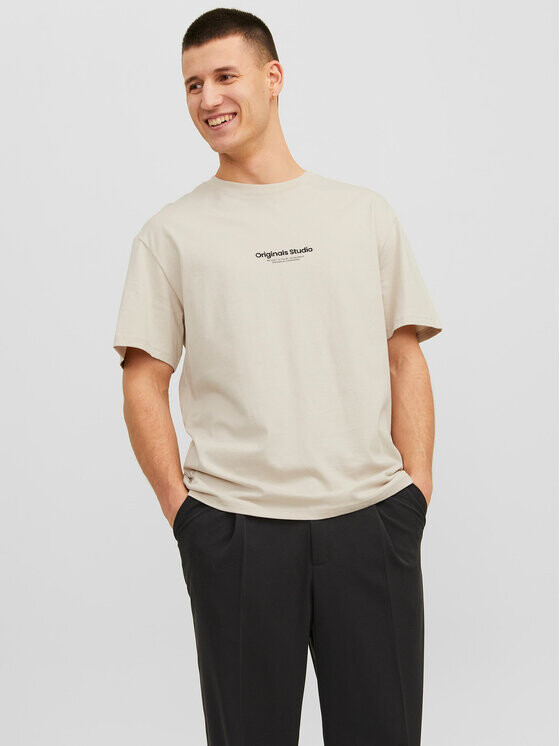 

Футболка свободного кроя Jack&Jones, бежевый