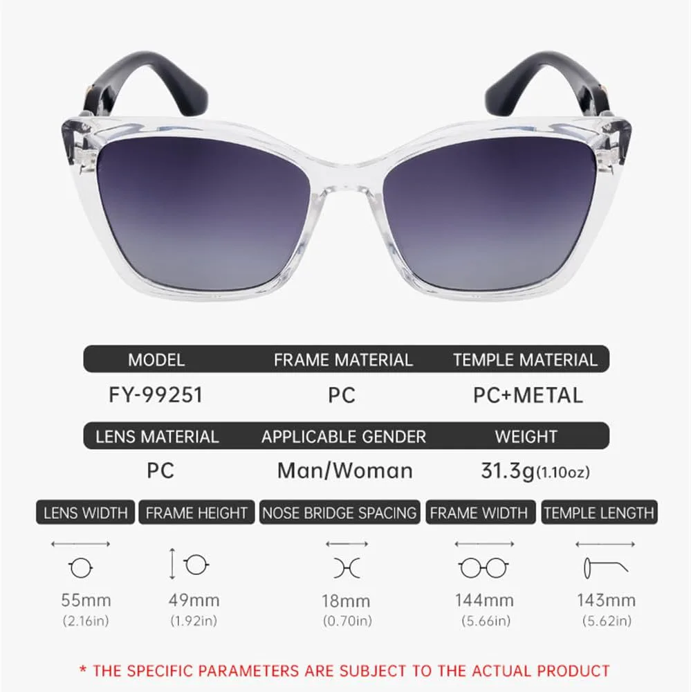 

Большие солнцезащитные очки-щитки для мужчин и женщин, люксовый бренд, модные градиентные очки «кошачий глаз» для мужчин, SUN4583 Generic, C5transparentgray