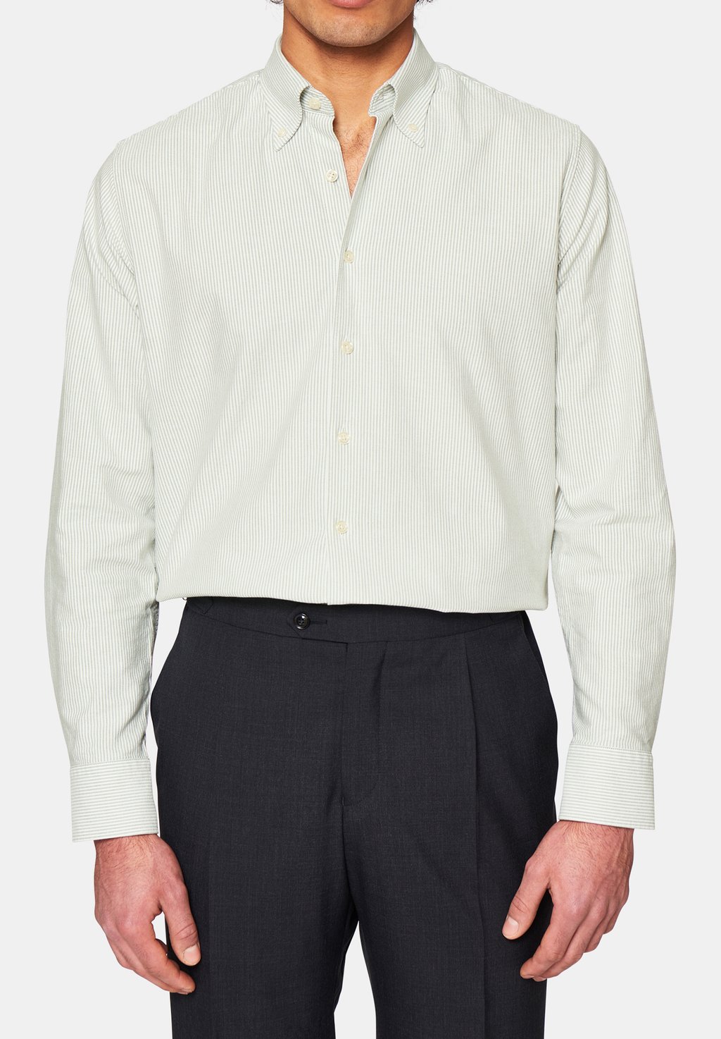 

Рубашка REG FIT BD STRIPE OXFORD Oscar Jacobson, светло-зеленый