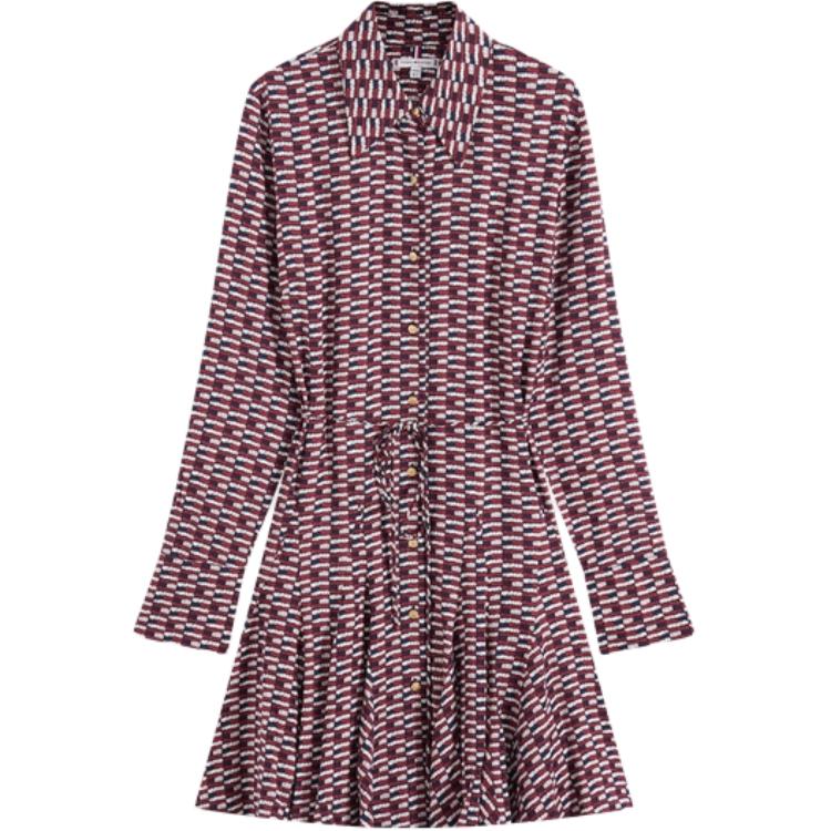 

Женское платье с длинными рукавами Tommy Hilfiger, мультиколор print