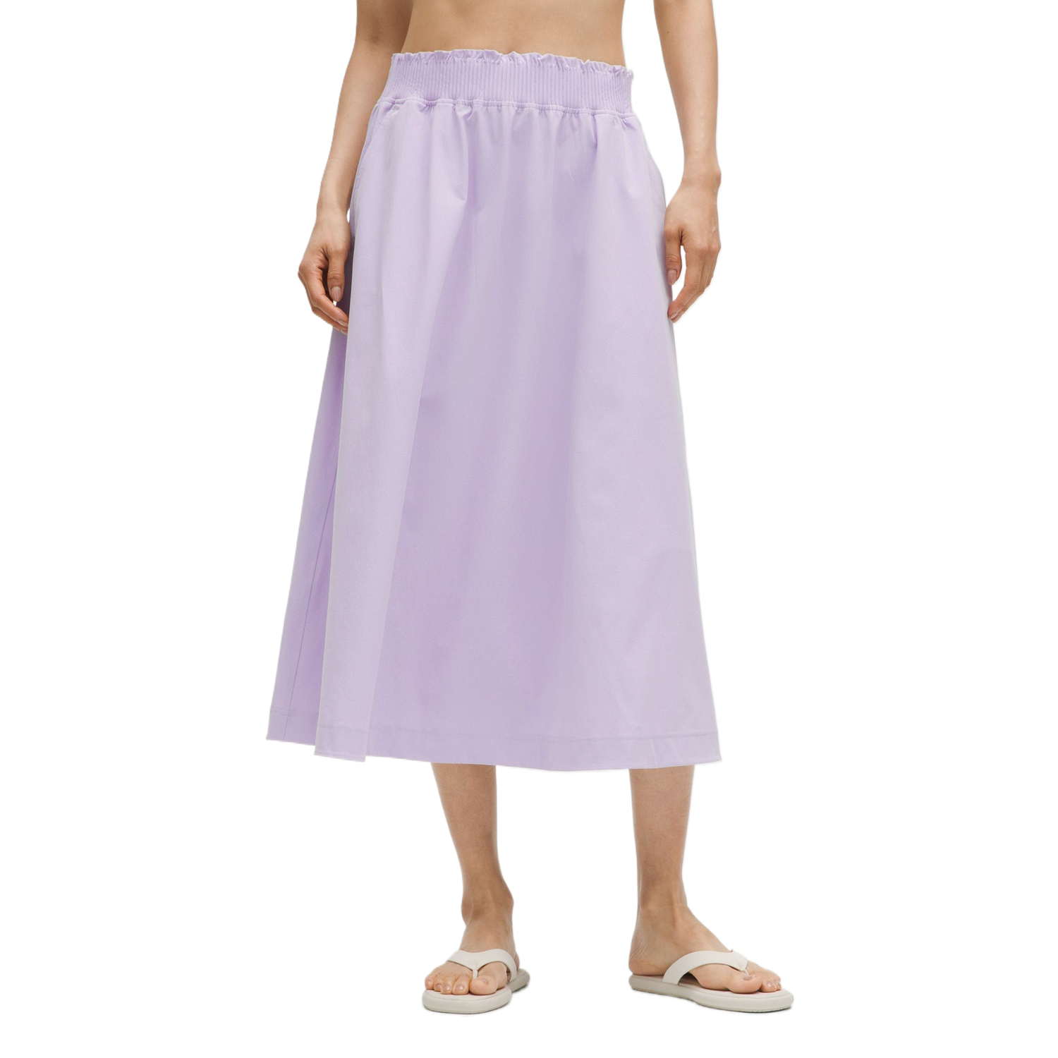 

Повседневная длинная юбка женская Lululemon, сиреневый