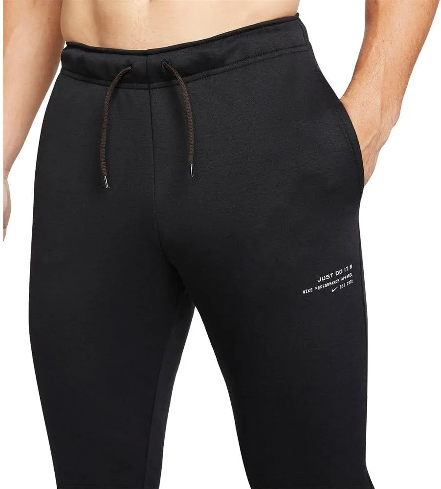 Мужские тренировочные брюки Nike Dri-fit Tapered, оливковый цвет — фото 3