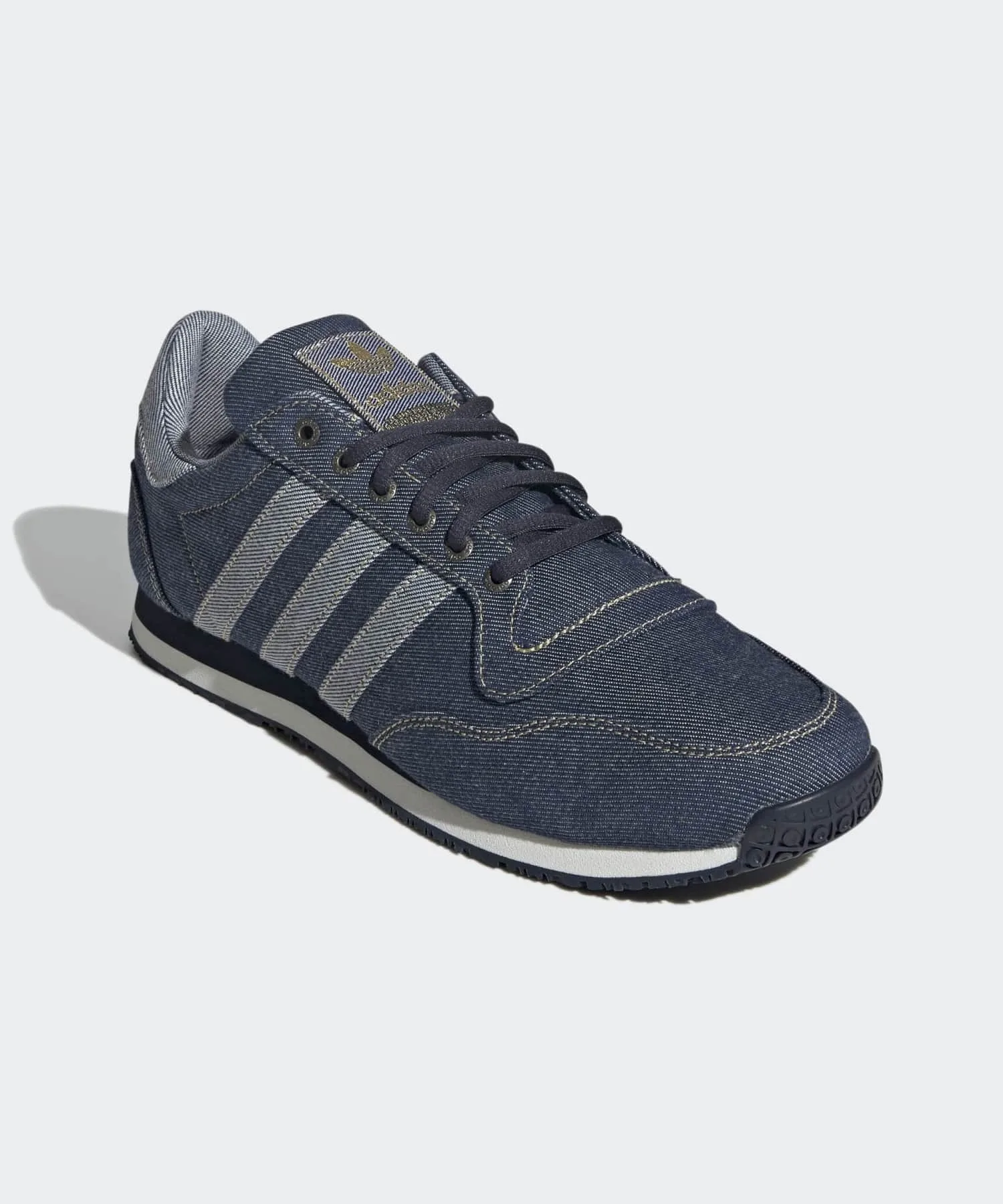 Унисекс кроссовки Galaxy OG adidas с тремя полосками синие — фото 4