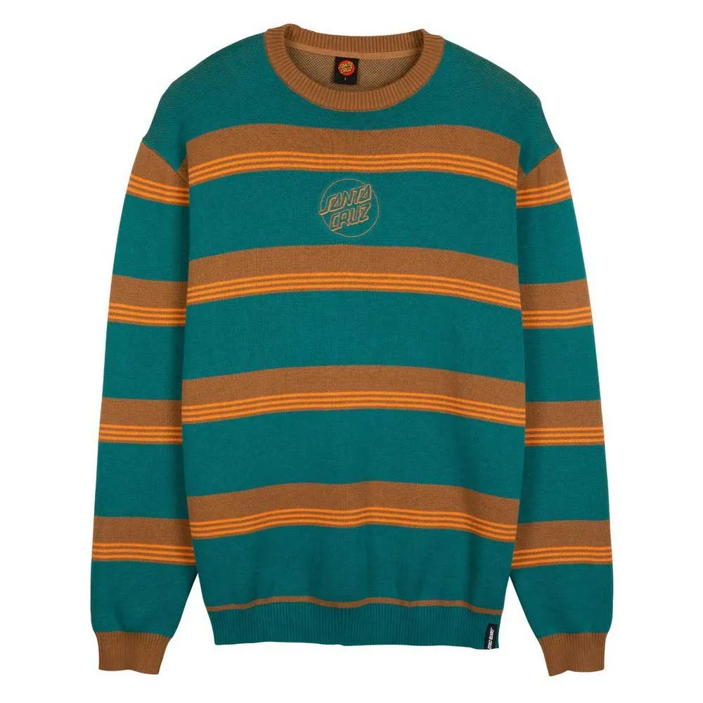 

Свитер Santa Cruz Crew seacliff knit, зеленый