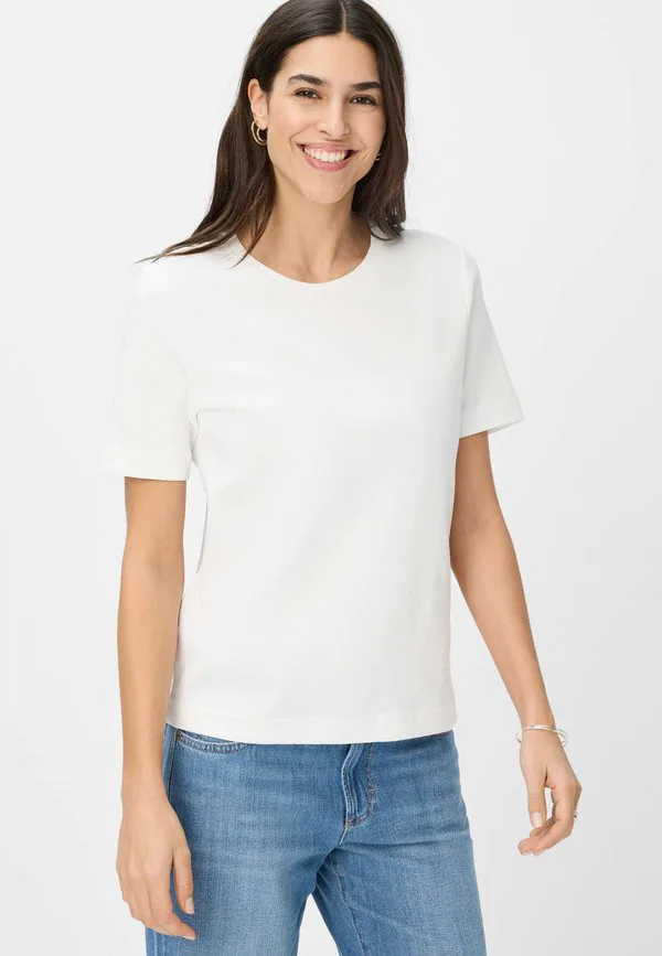 

Стиль cira базовая футболка Brax, Offwhite, Белый, Стиль cira базовая футболка Brax, Offwhite