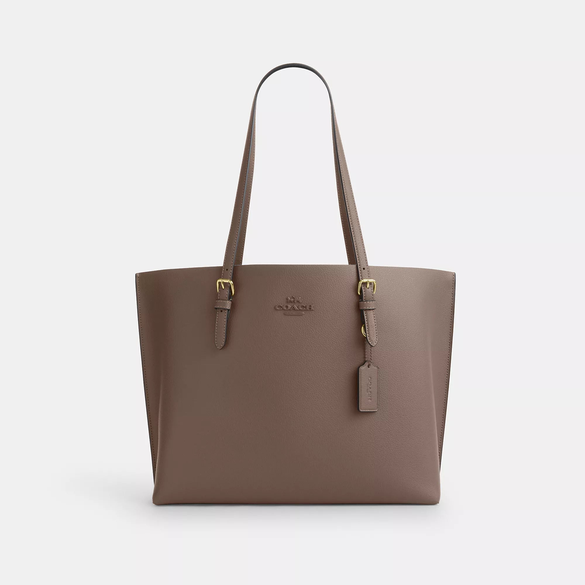 

Сумка-тоут Mollie от Coach Outlet, цвет gold/dark stone