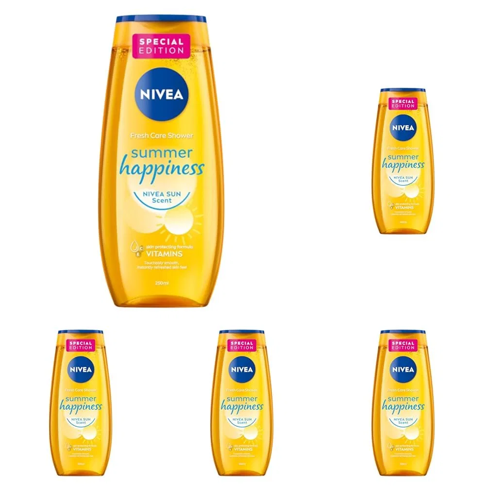 Гель для душа «Summer Happiness» от NIVEA, 250 мл (5 шт.) Nivea