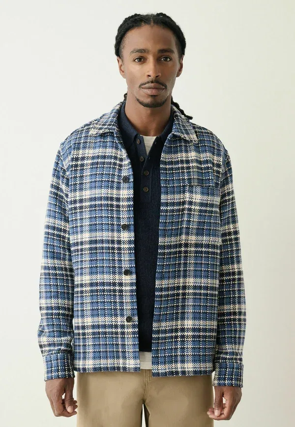 Куртка Regular fit patchwork summer jacket Next, индиго