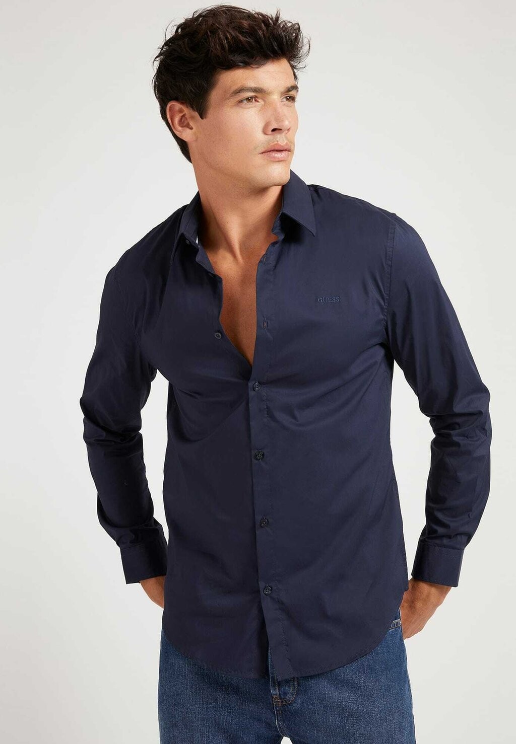 

Рубашка Guess, Dunkelblau