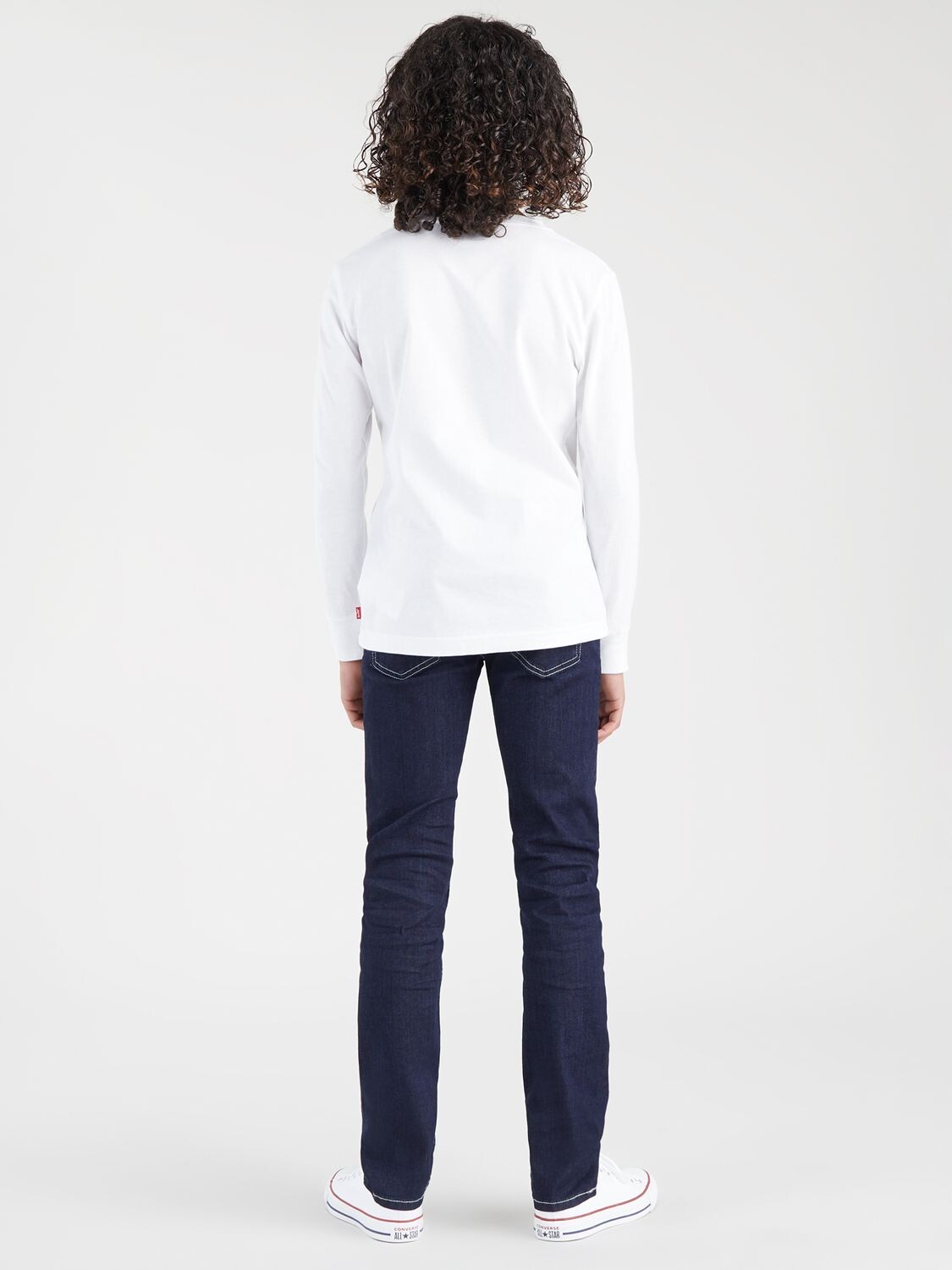 Детская футболка с логотипом Летучая мышь Levi's, белый — фото 2