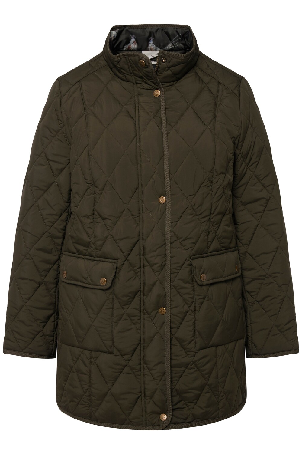 

Стеганая куртка Ulla Popken, цвет dunkles olive