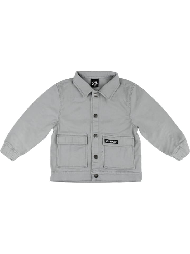 

Villervalla Куртка из саржи серого цвета