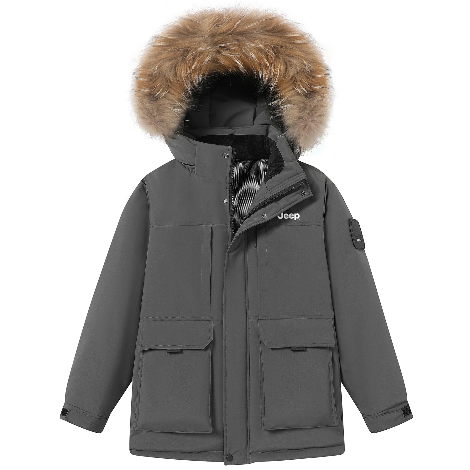 

Пуховик Lifestyle Unisex Jeep, smoke серый