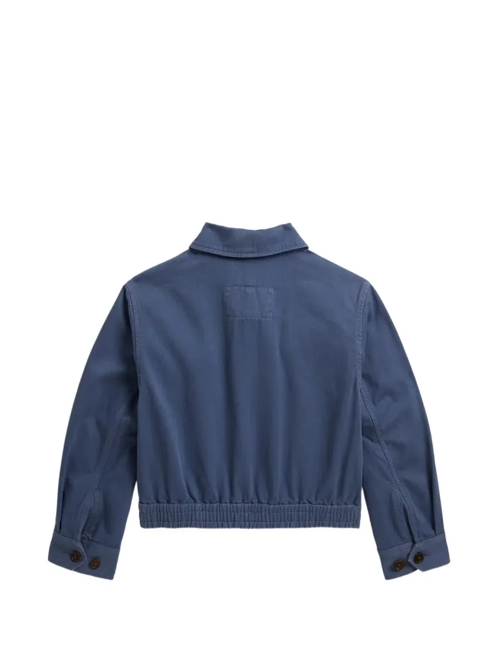 Бомбер с вышитым логотипом Polo Ralph Lauren Kids, синий — фото 2
