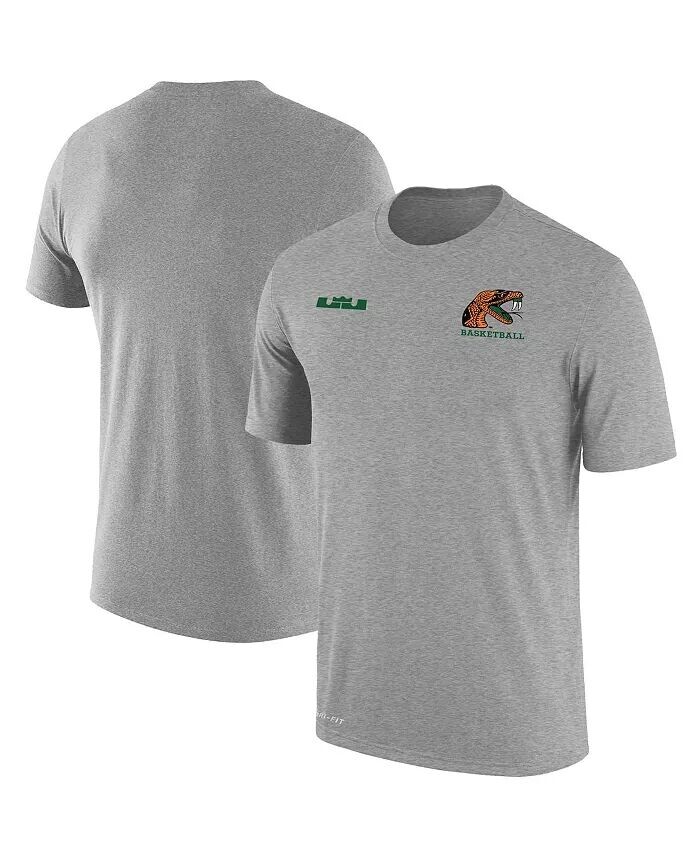 

Мужская футболка Performance из коллекции Le Bron James Grey Florida A&M Rattlers Collection Nike