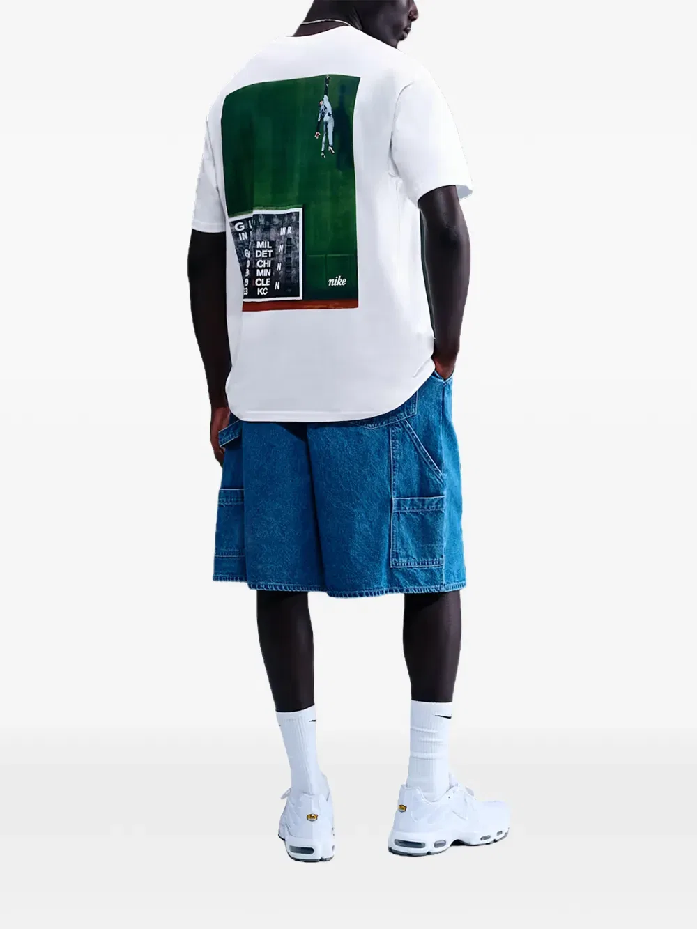 Футболка с графическим принтом Max90 Nike, белый — фото 2