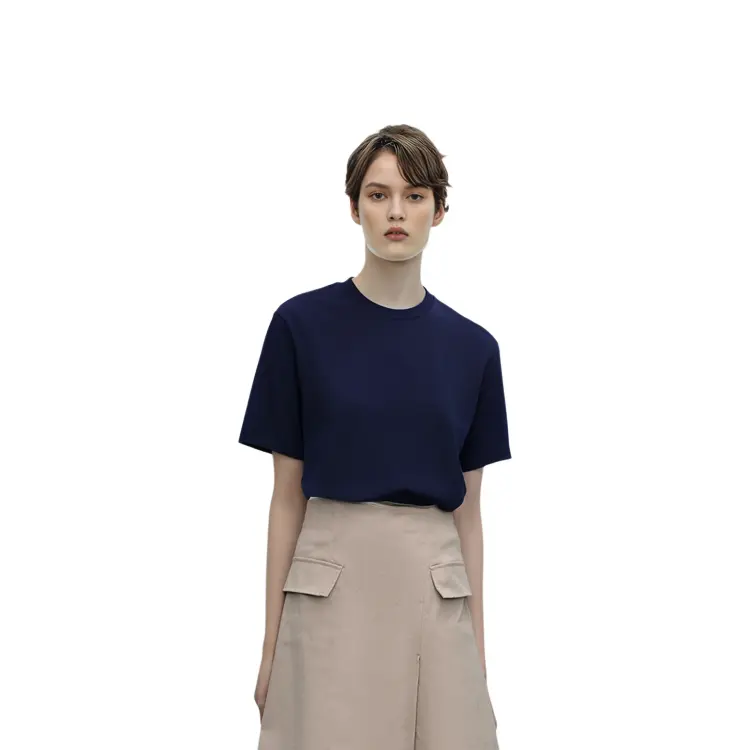 Футболка унисекс 69 темно-синяя Uniqlo, темно-синий — фото 3
