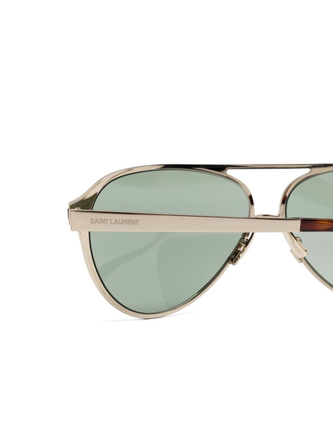 Солнцезащитные очки в оправе пилота Saint Laurent Eyewear, золотой — фото 3
