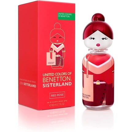 

Туалетная вода Sisterland Red Rose для женщин 80 мл, Benetton