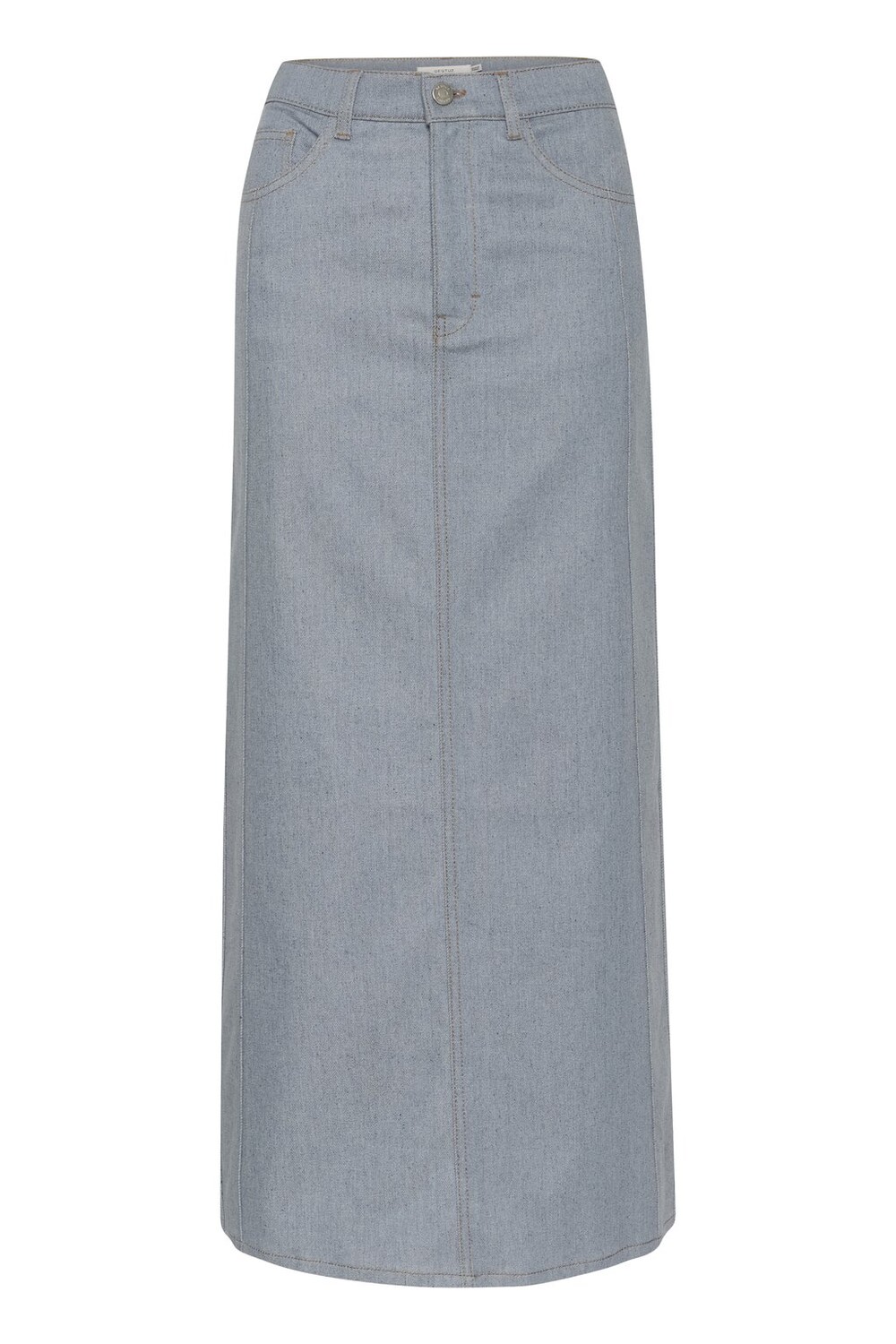 

Юбка макси ROCKIA SLIT SKIRT Gestuz, светло-голубой