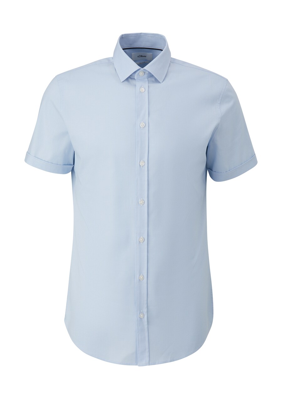 

Рубашка на пуговицах классического кроя s.Oliver BLACK LABEL, светло-голубой