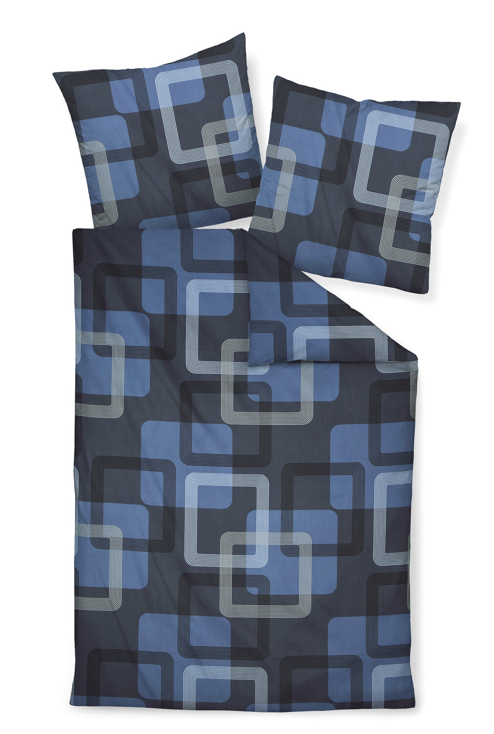 

Постельные принадлежности Janine, 155x200 см, синий/белый