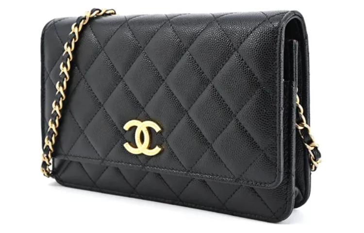 Сумка через плечо WOC из телячьей кожи женская черная CHANEL — фото 3