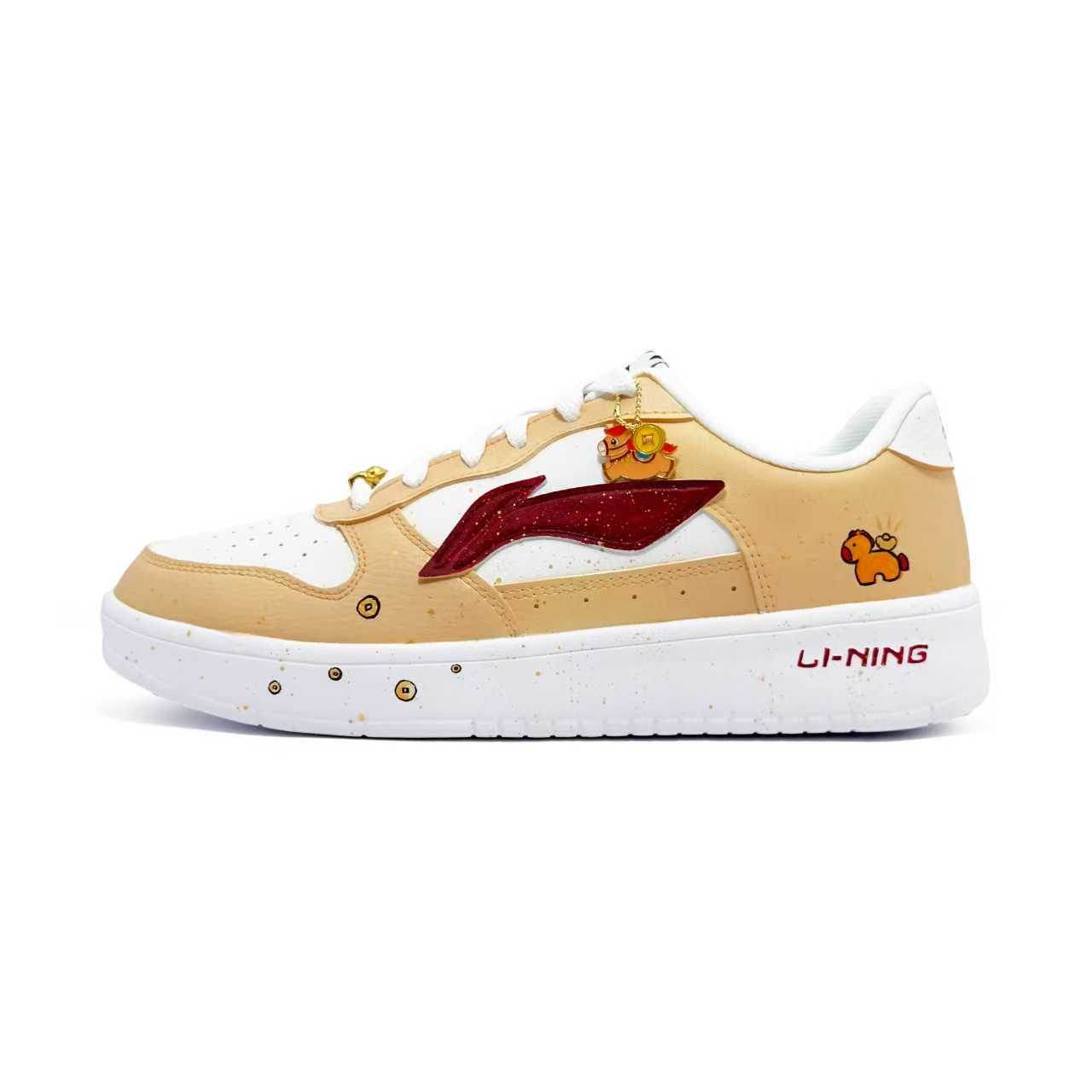 

Li Ning Floating Boat устойчивые к истиранию легкие низкие кроссовки для скейтбординга Unisex Li-Ning, белый