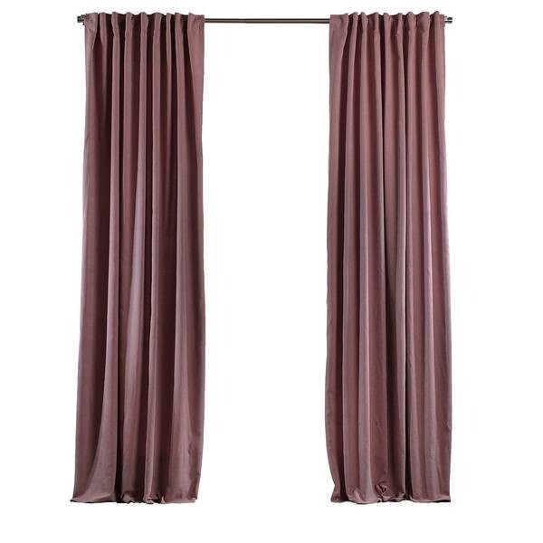 

Бархатная штора Puude Home Design 1Stück XLang Rosa 140*275, 25x1x140 см, роза