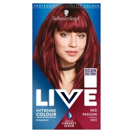 

Краска для волос Schwarzkopf Live Intense Color 043 Red Passion Markenlos