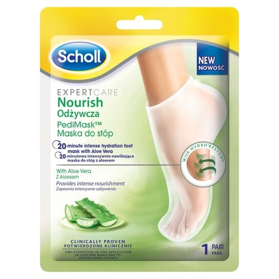 

Носки увлажняющие, питательное алоэ SCHOLL PediMask