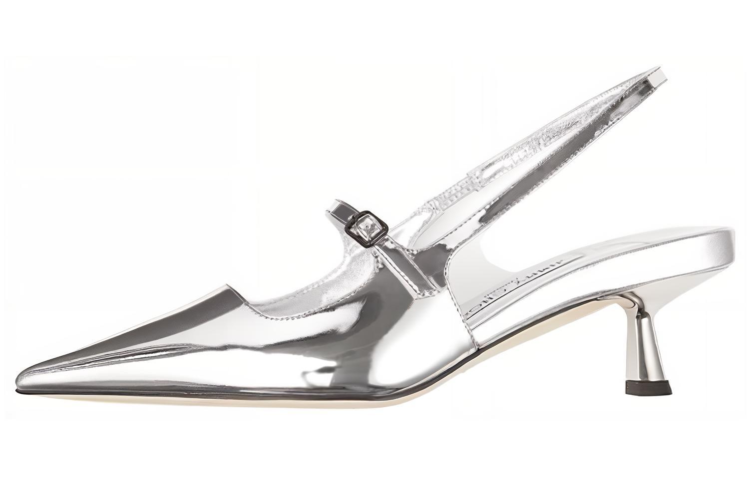 Туфли Didi Slim Heel High Heel 4,5 см, женские, серебристые Jimmy Choo, Silver