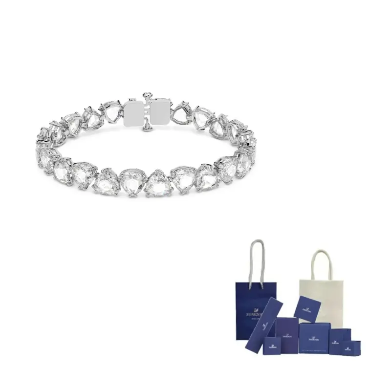 

Искусственный хрустальный браслет для женщин Swarovski, белый