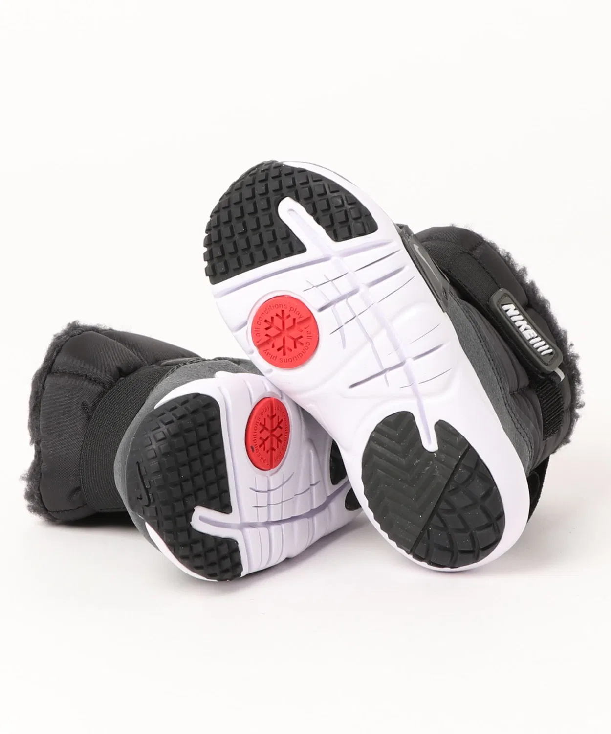 Ботинки NIKE Flex Advance Boots TD детские, черно-белые — фото 3