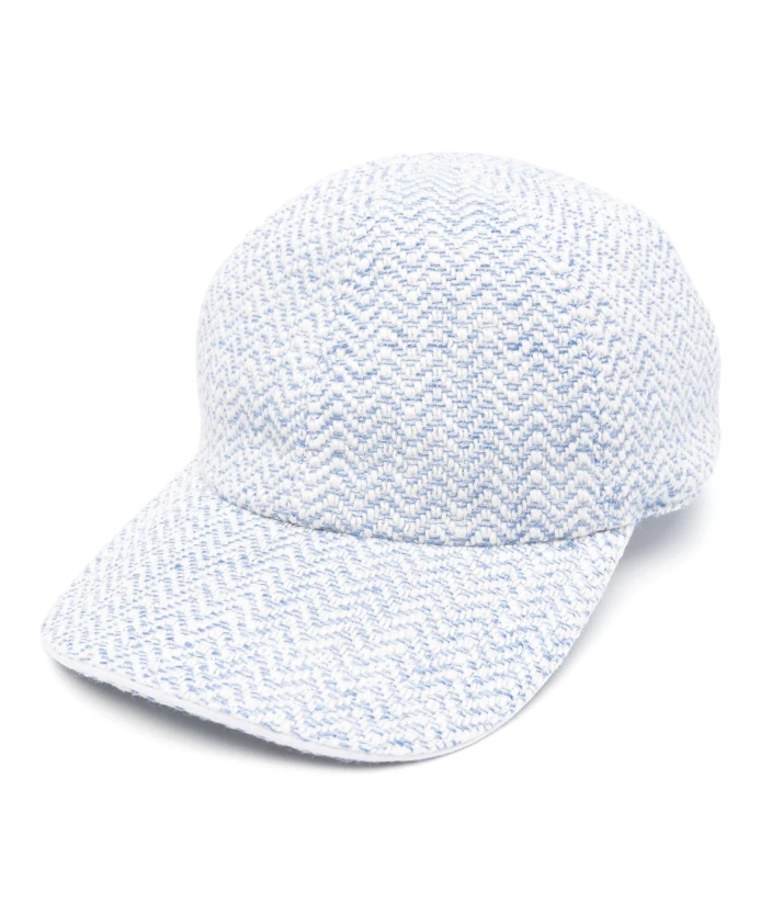 

Бейсболка с переплетенным плетением Eleventy, синий