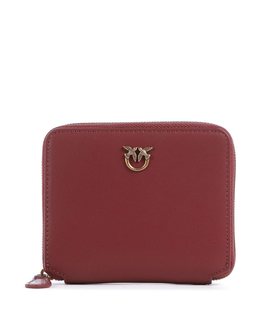 

Кошелек Taylor из мелкозернистой коровьей кожи Pinko, бордовый