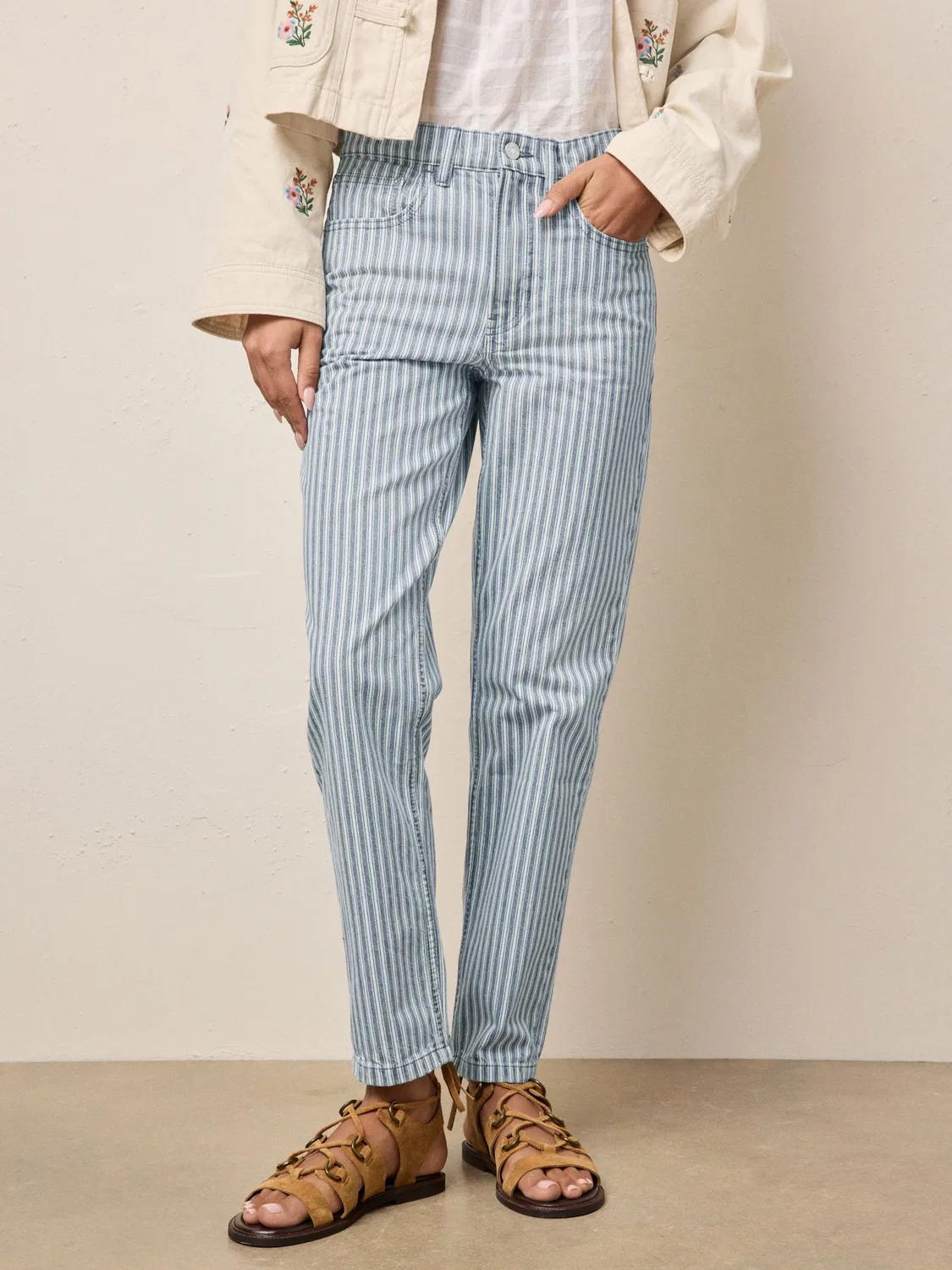 Зауженные джинсы Next, Grey Denim — фото 2