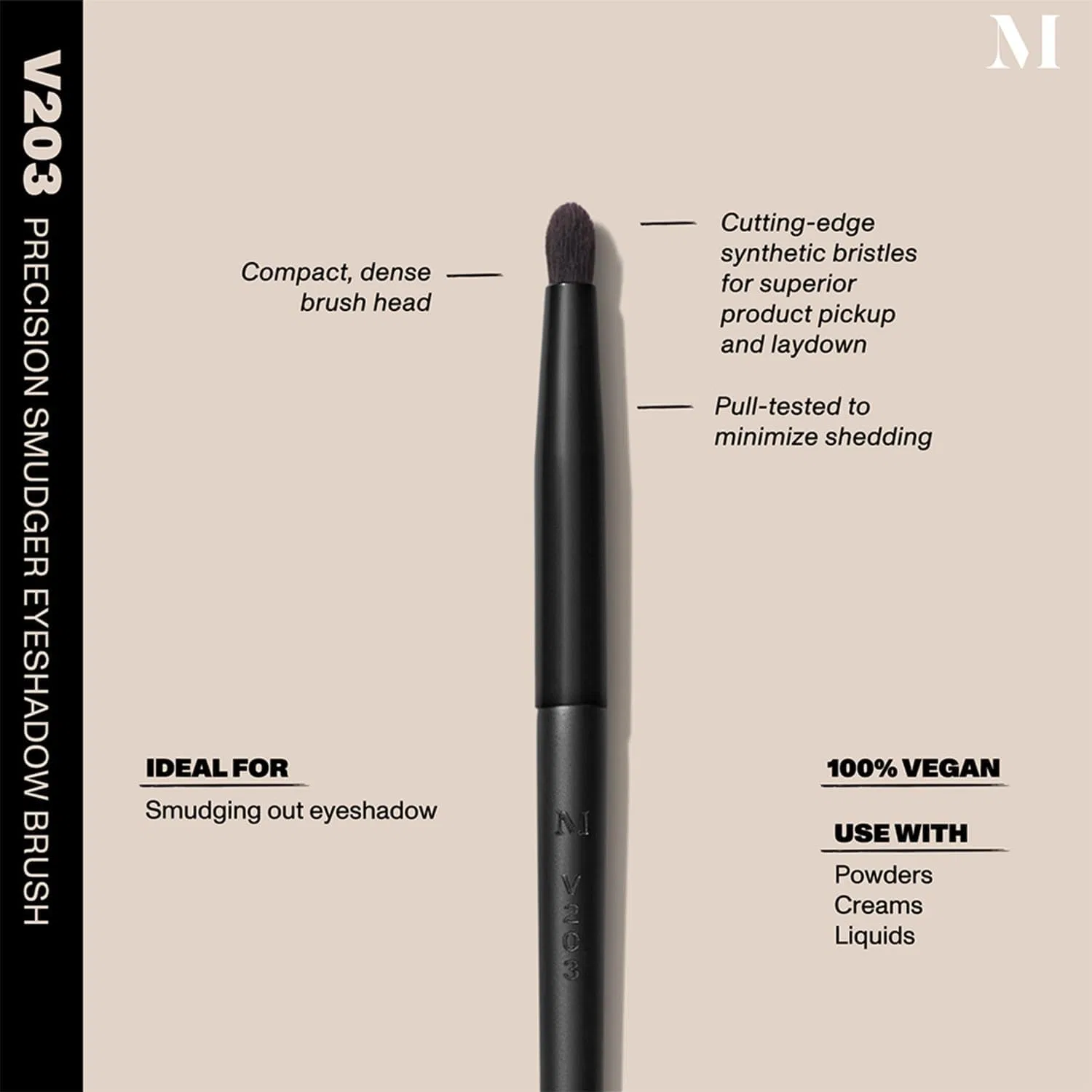 Набор кистей для макияжа глаз Morphe Vegan Bold Eye Brush Duo, 2 шт — фото 2
