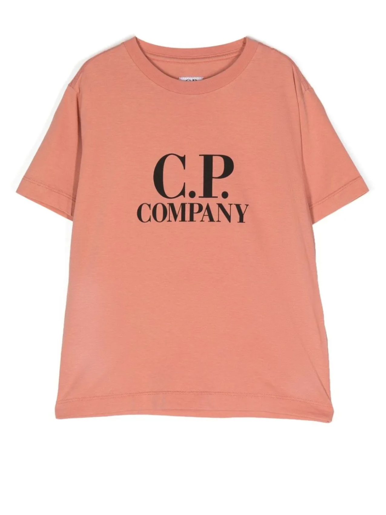 

C.P. Company Kids футболка с логотипом, розовый