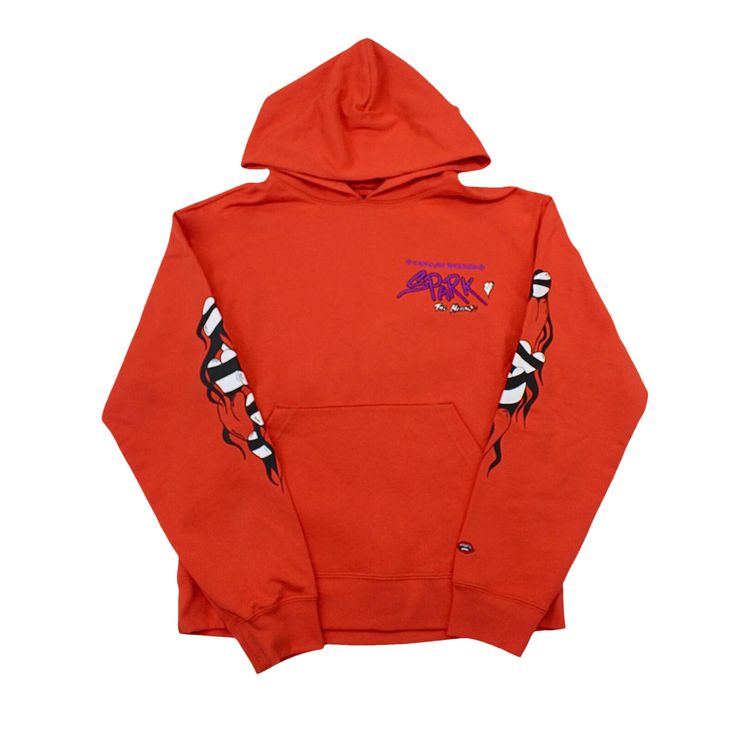 

Худи Chrome Hearts Matty Boy Sadistic Lipstick Hoodie Red/Orange, красный