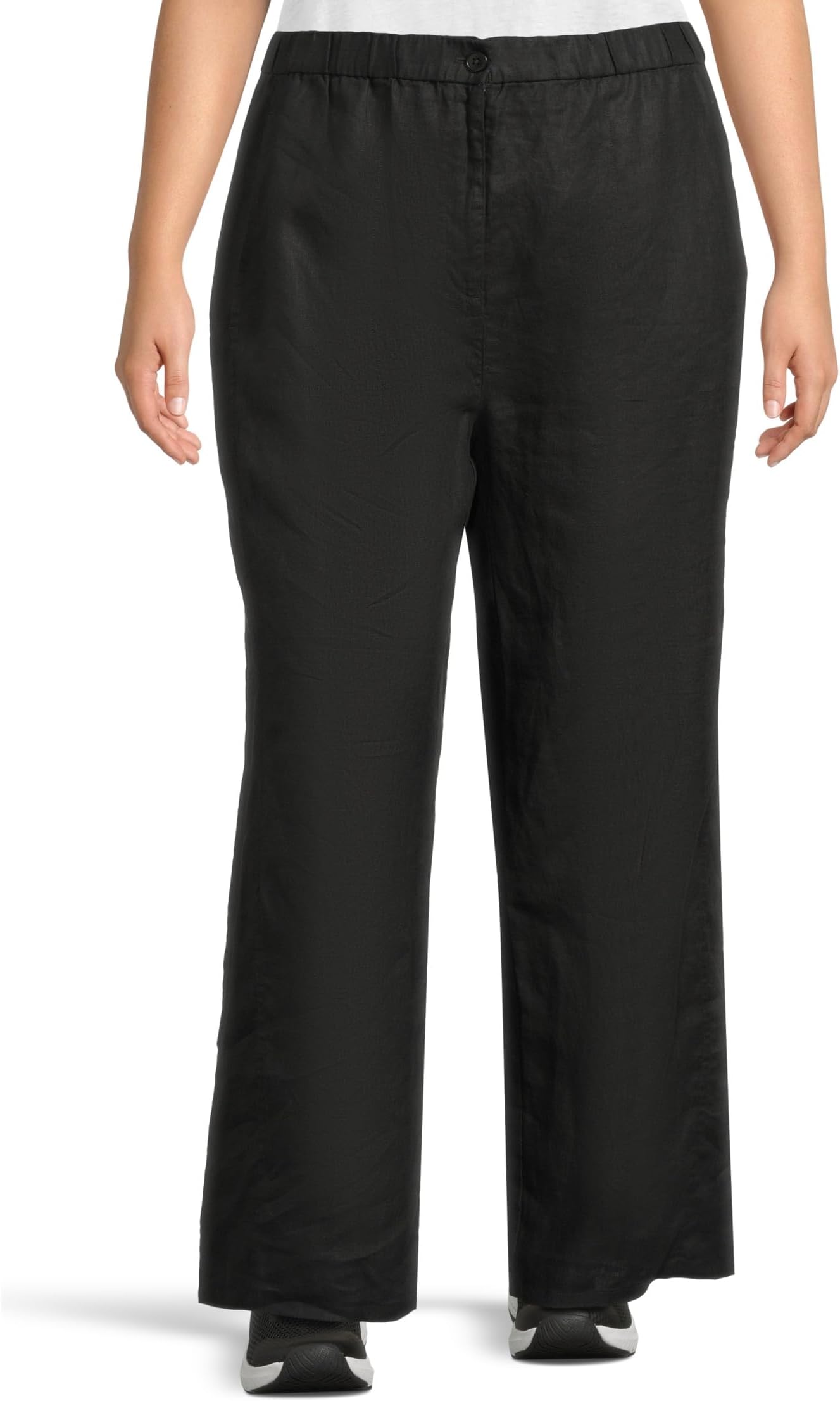 

Брюки Eileen Fisher Wide Ankle Pants, черный