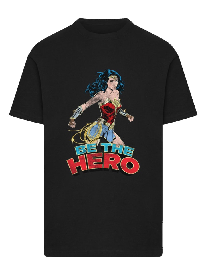 

Футболка Wonder Woman Be The Hero черного цвета F4NT4STIC, Черный, Футболка Wonder Woman Be The Hero черного цвета F4NT4STIC