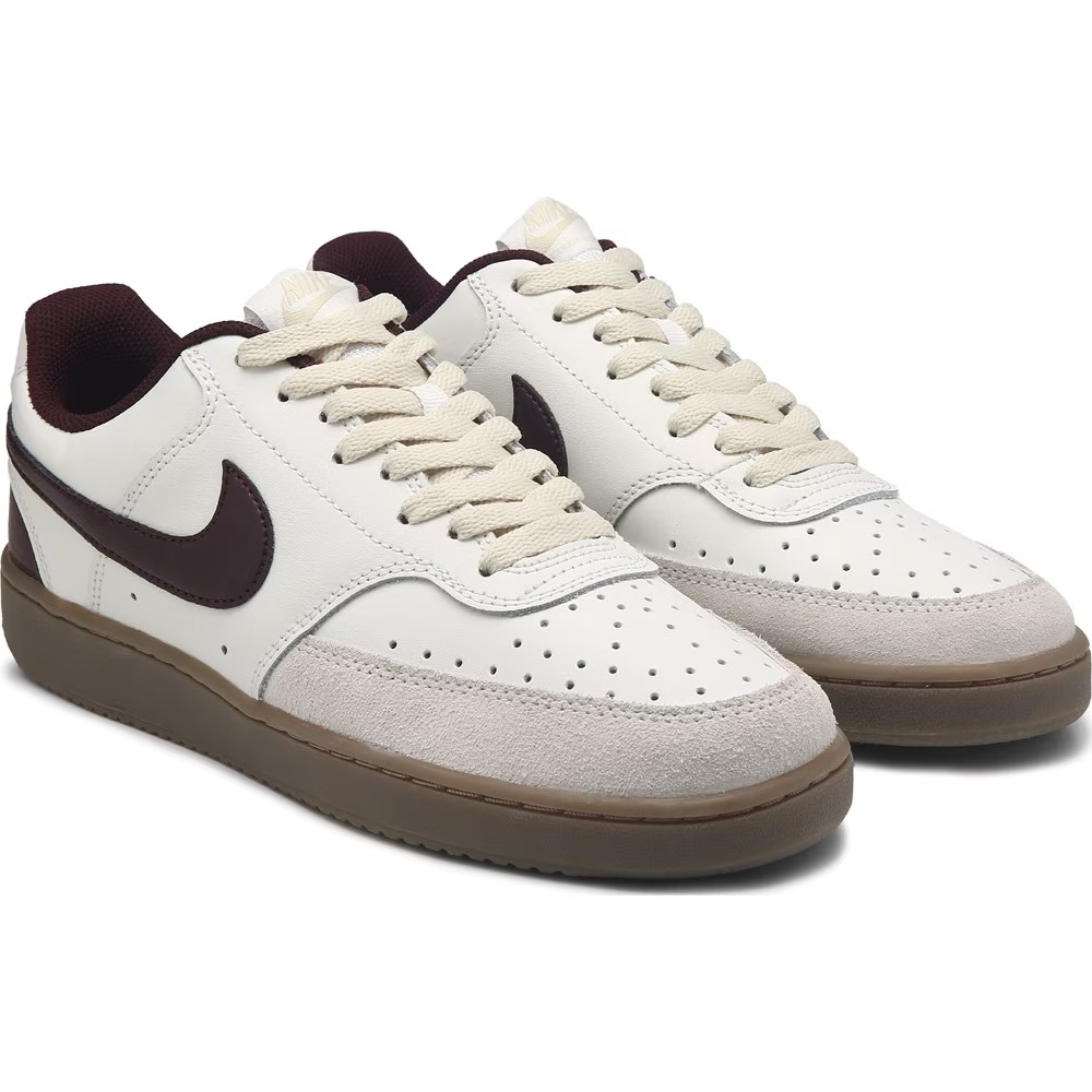 

Кроссовки Nike Court Vision Low, off white/burgundy