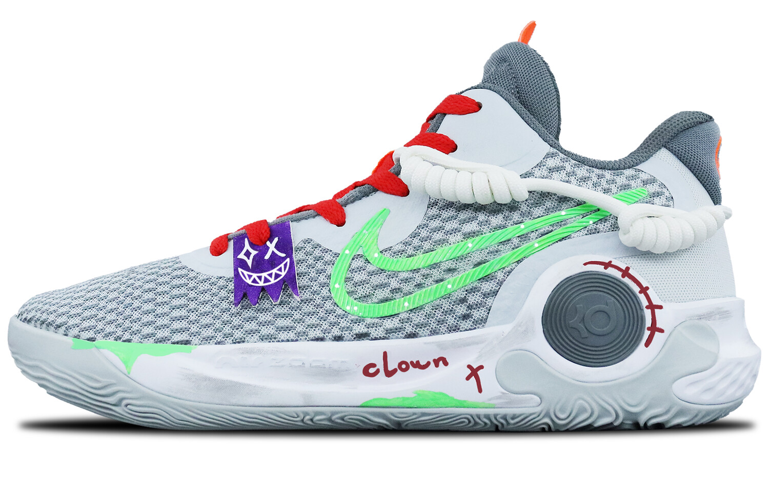 

Баскетбольные кроссовки KD Trey 5 IX Basketball Shoes Unisex Mid-Top White/green/gray Nike