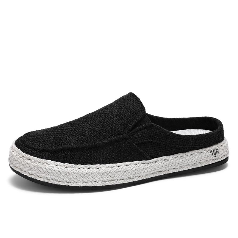 

Мужские сандалии с закрытым носком, устойчивые к истиранию NANJIREN, Black