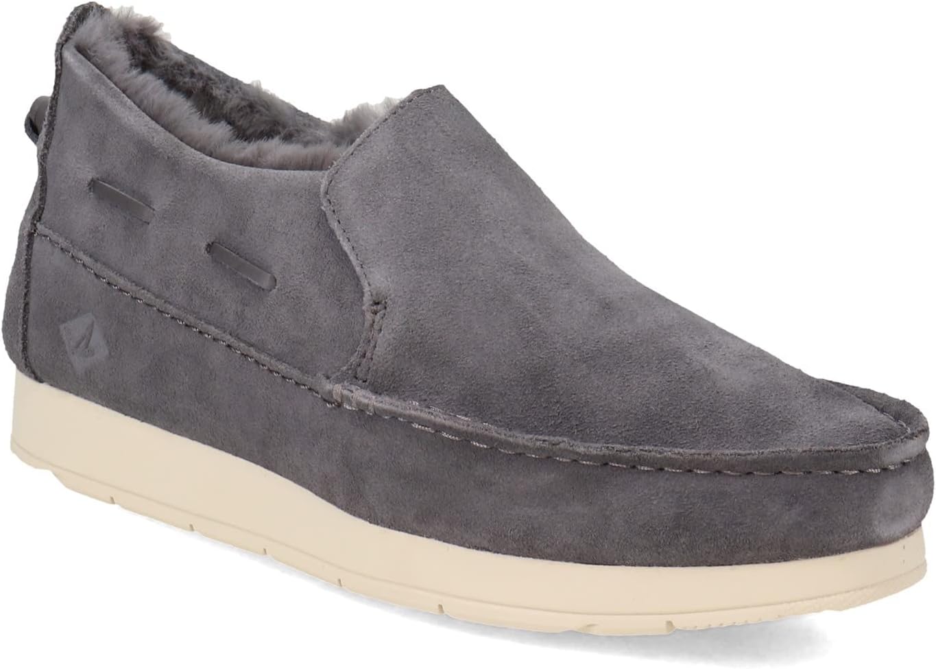 Зимние мужские мокасины Sperry Moc-Sider, серый — фото 2