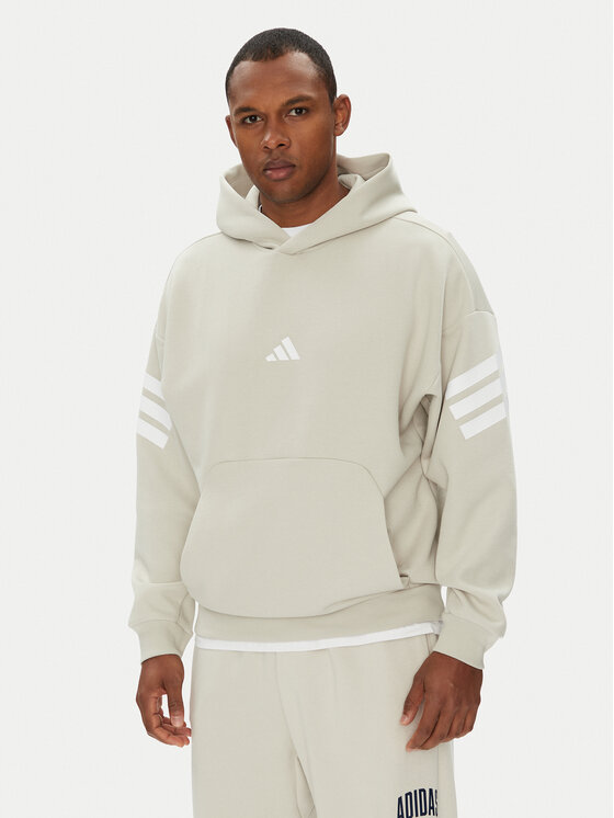 

Толстовка обычного кроя Future Icons 3-Stripes JW7099 Adidas, бежевый